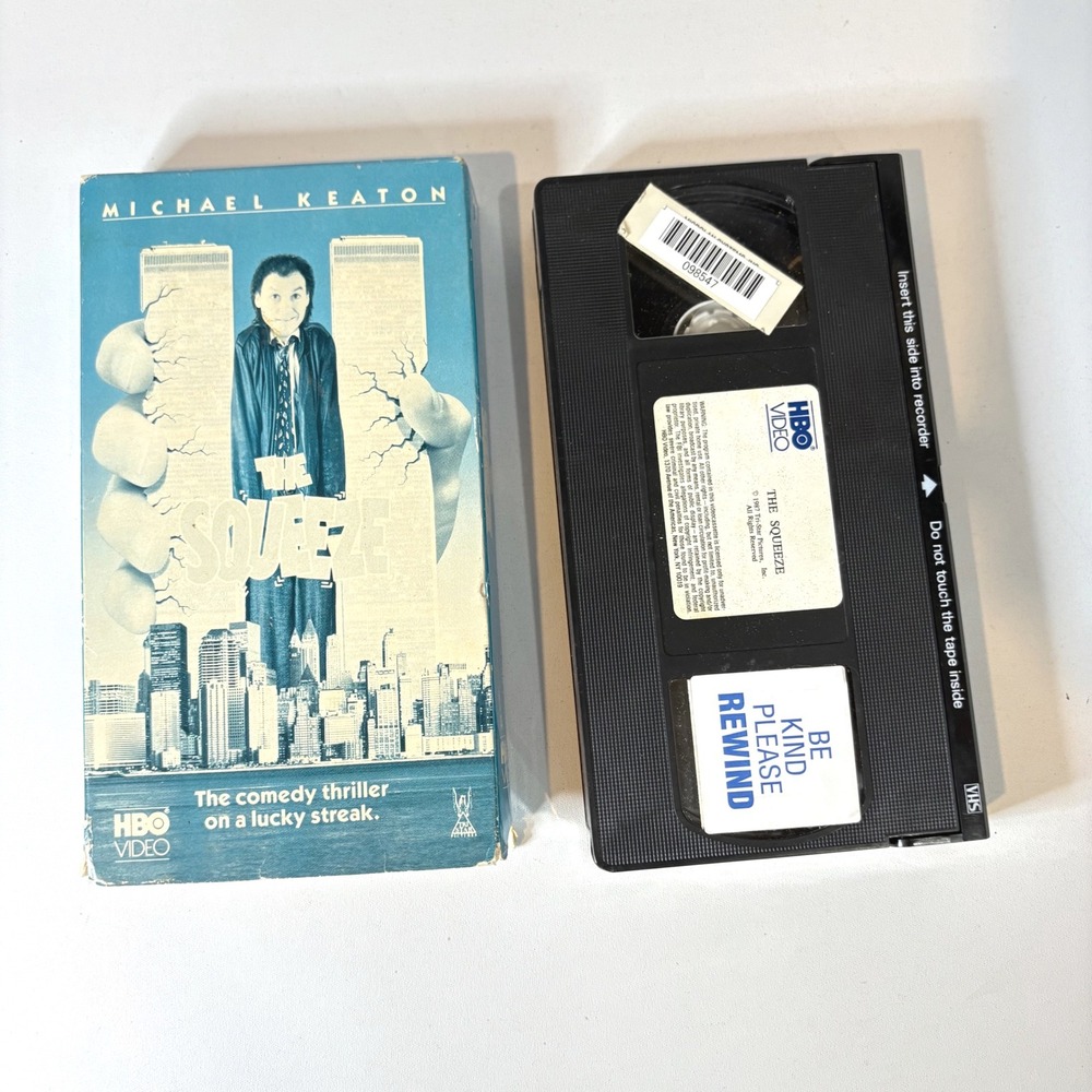 The Squeeze VHS Michael Keaton 1987 HBO Video Comedy Thriller Movie